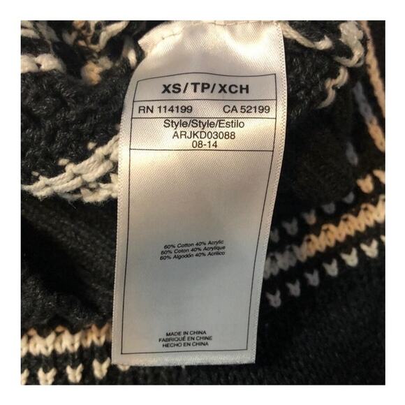 Roxy Dark Gray & White Open Knit Sweater Dress Scoop Neck XS - Picture 13 of 16